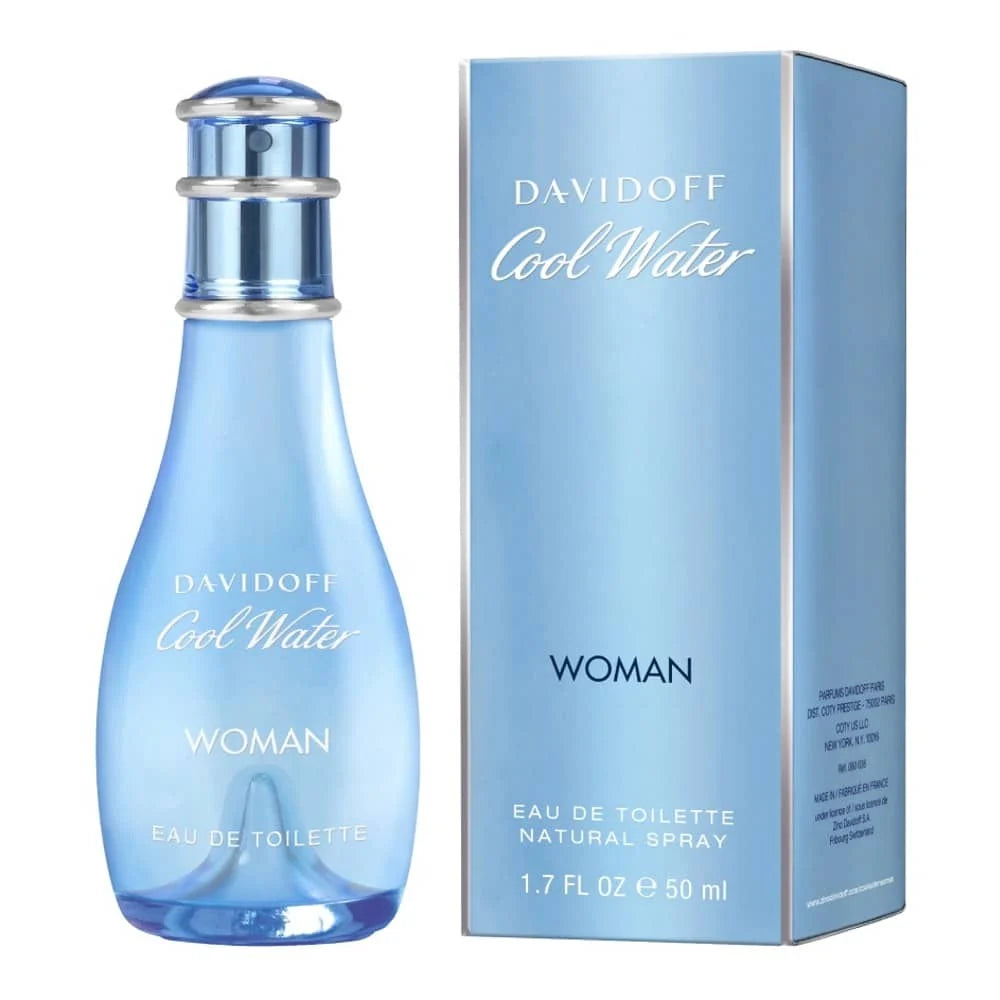 Davidoff Cool Water Woman Eau de Toilette - 50ml, 100ml
