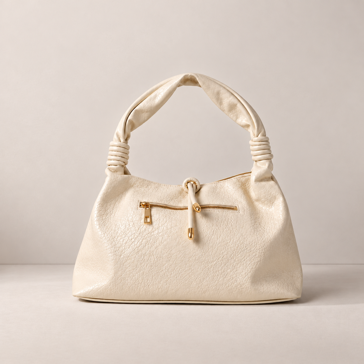 Beige Shoulder Bag