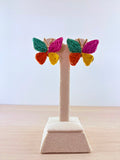 Rainbow Butterfly Earrings