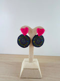 Neon Heart Earrings