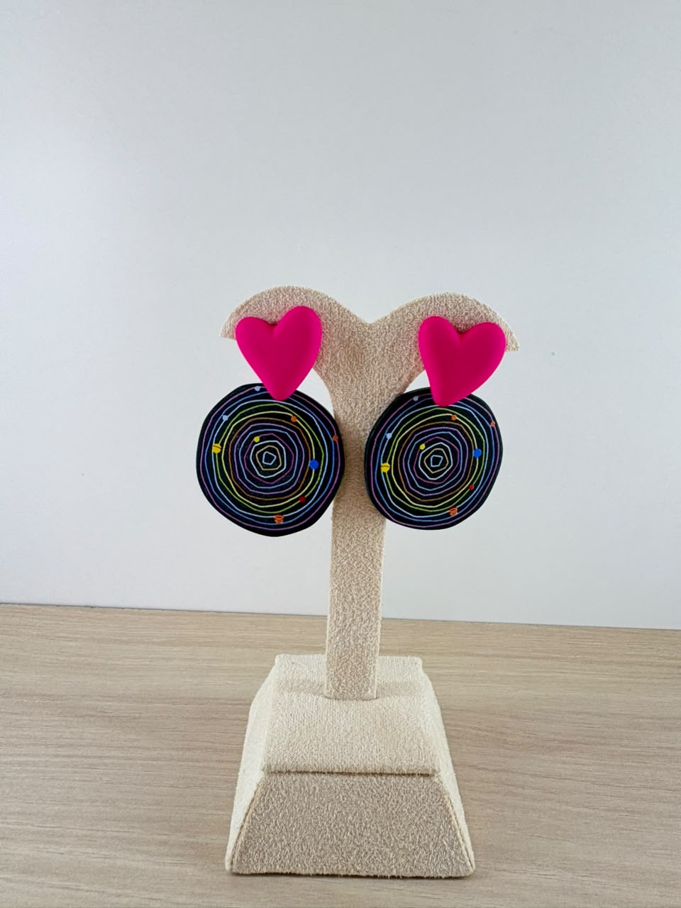 Neon Heart Earrings