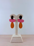 Sunset Geometric Drop Earrings
