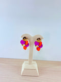 Neon Petal Earrings