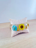 Botanical Flower Resin Bangle