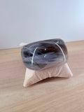 Smoky Marble Resin Bangle Bracelet