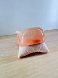 Peach Glow Resin Bangle Bracelet