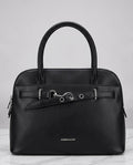 Black Structured Handbag