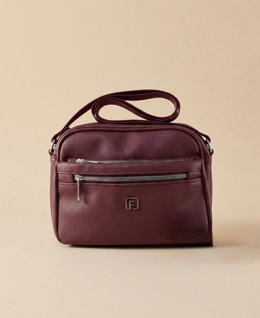 Burgundy Crossbody Bag