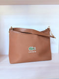 Tan Brown Lacoste Crossbody Bag