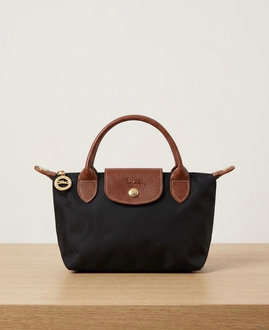 Black Mini Tote Bag