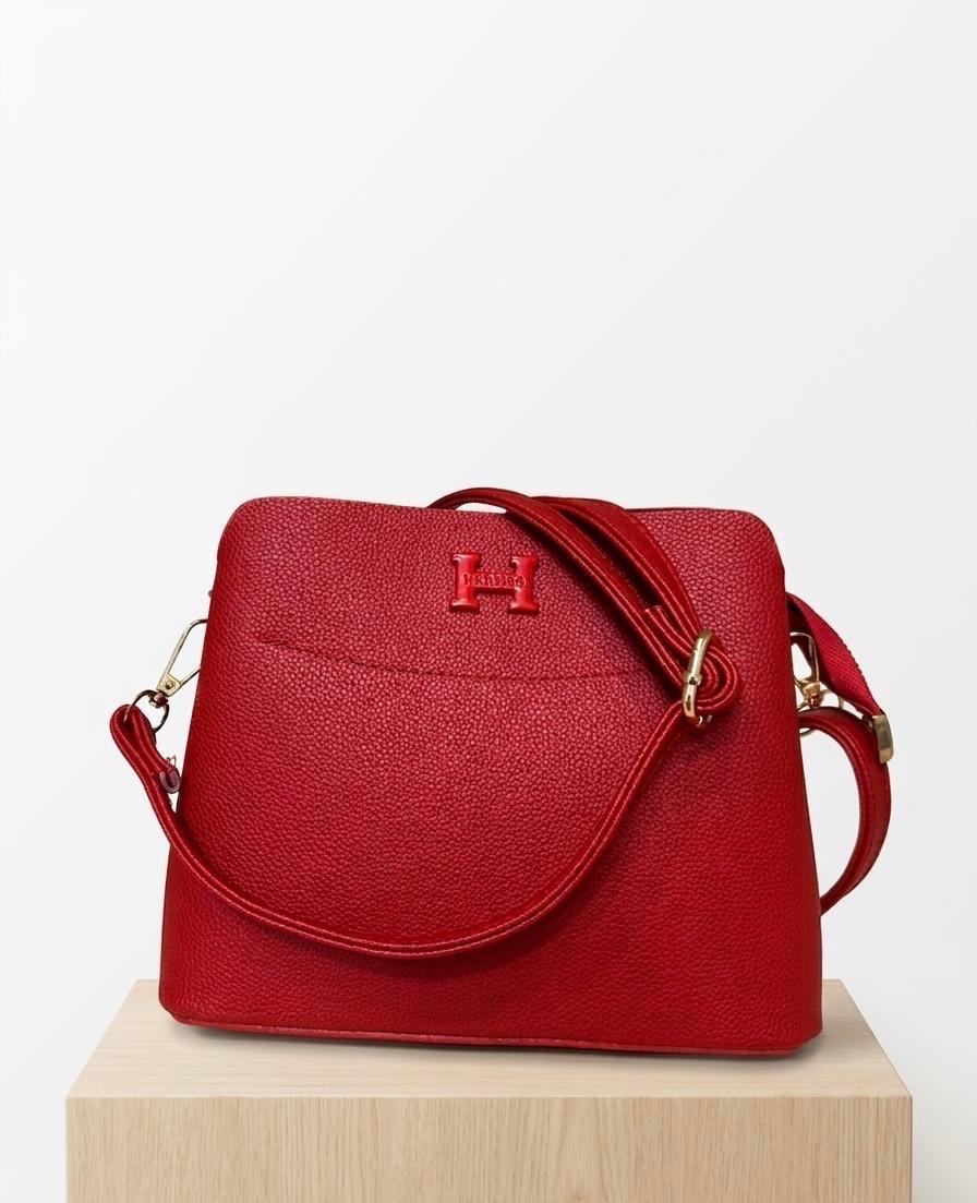 Red Dome Crossbody Bag