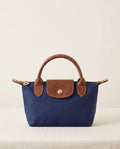 Navy Blue Mini Tote Bag